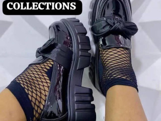 ladies-everything-womens-school-formal-black-women-foot-wear-loafers-shoes-with-bow