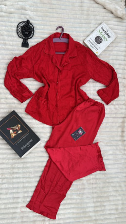 tomato-red-women-two-piece-lounge-set-big-0