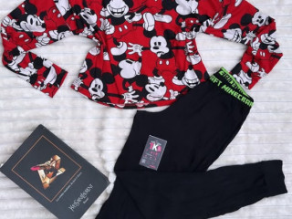 womens-cozy-micky-character-two-piece-sleep-wear-red-and-black