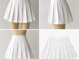 premium-white-pleated-mini-skirt