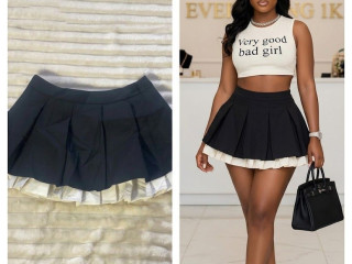 female-premium-pleated-black-skirt-size-810