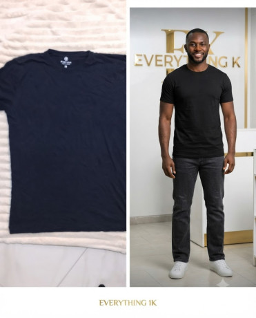mens-tee-bluelink-organic-cotton-size-m-pre-owned-big-0