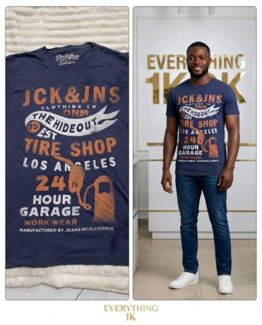 mens-premium-tee-jack-jones-size-l-pre-owned-big-0