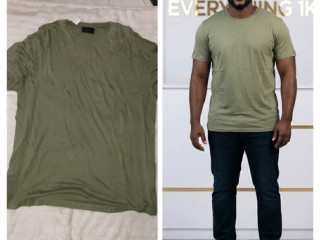 mens-casual-adpt-olive-green-tee-size-xxl-pre-owned